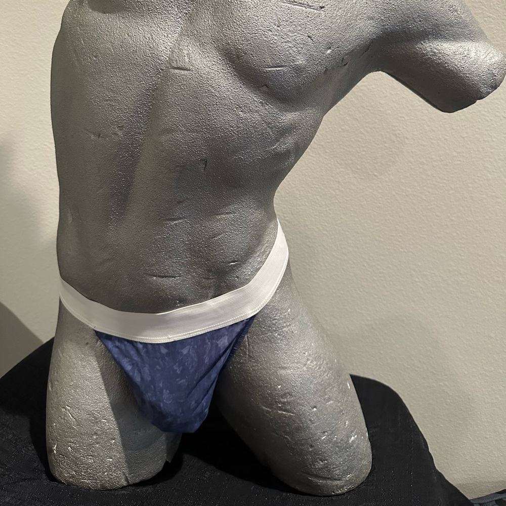 Blue Color Wash ( TieDye) Brief B054*